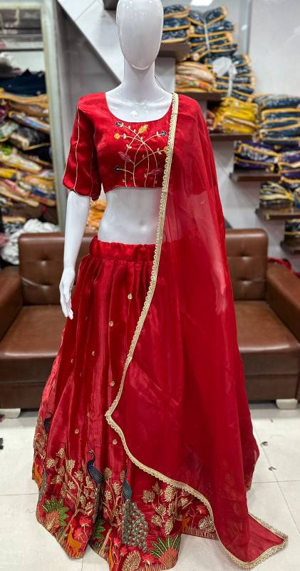 Elegance Embroidered Lehenga Choli