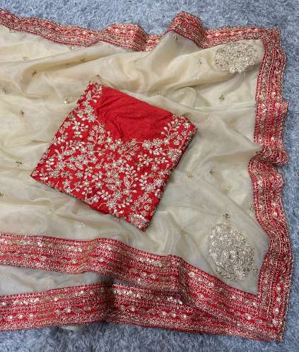 Exquisite Sequin Traditional Saree