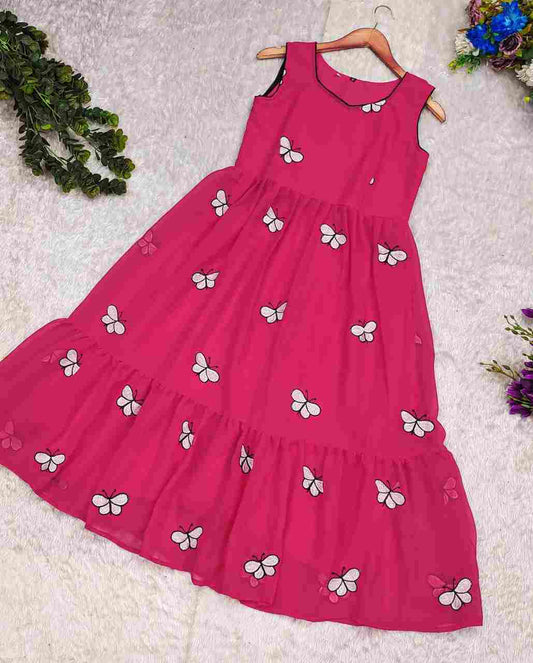 Soft Georgette Flared Dress