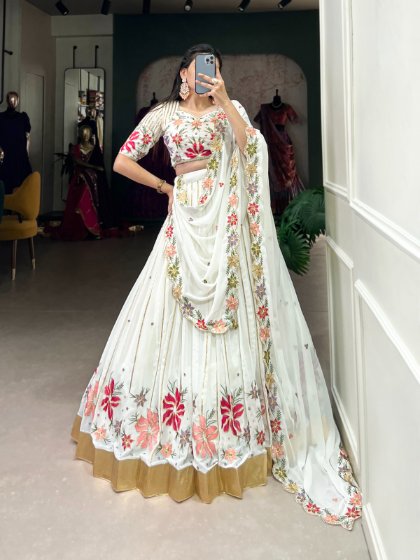 White Wonder Lehenga