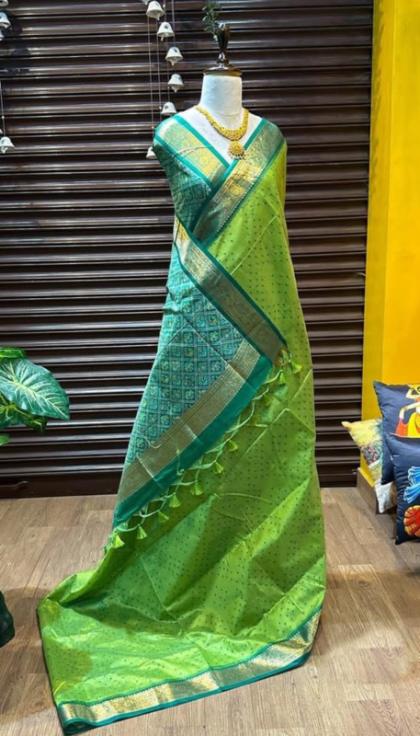 Exquisite Khadi Raw Silk Saree