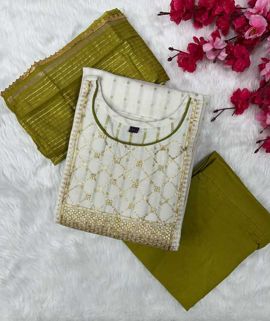 New Designer Kurti, Pant & Dupatta Set for Stylish Women