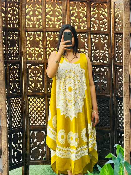 Mandala Summer Midi Dress